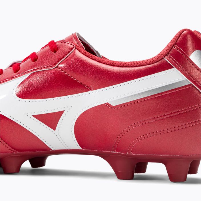 Mizuno Morelia II Club MD ανδρικά ποδοσφαιρικά παπούτσια κόκκινο P1GA221660 10