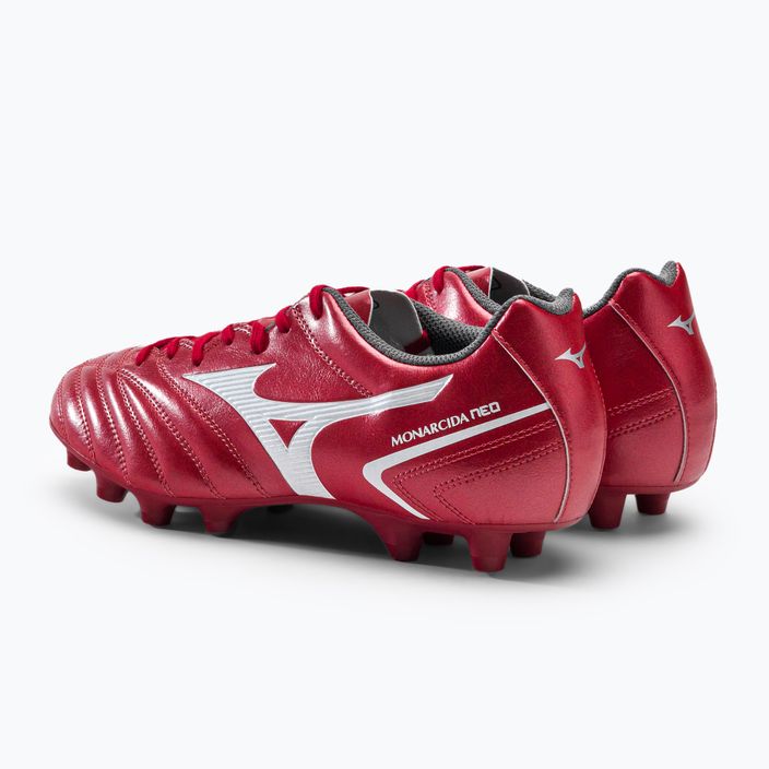 Mizuno Monarcida II Sel MD ανδρικά ποδοσφαιρικά παπούτσια κόκκινο P1GA222560 3