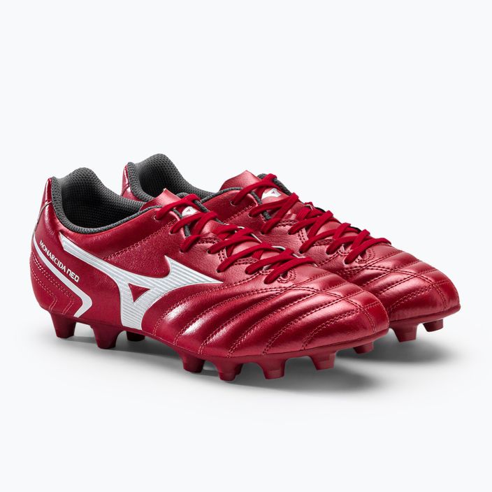 Mizuno Monarcida II Sel MD ανδρικά ποδοσφαιρικά παπούτσια κόκκινο P1GA222560 5