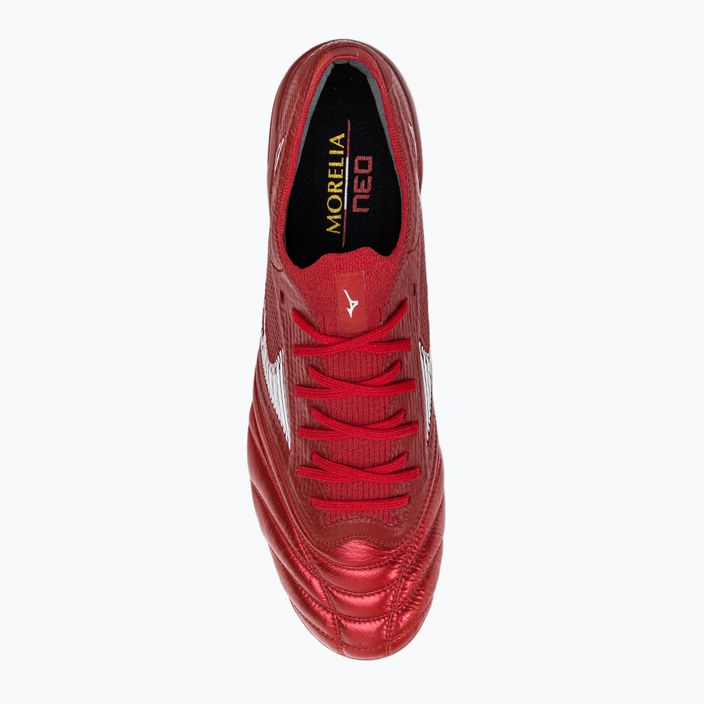 Mizuno Morelia Neo III Beta Elite Mix ποδοσφαιρικά παπούτσια κόκκινα P1GC229160 6