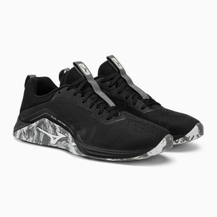 Ανδρικά αθλητικά παπούτσια τρεξίματος Mizuno TS-01 Μαύρο/Λευκό/Quiet Shade 31GC220101 4