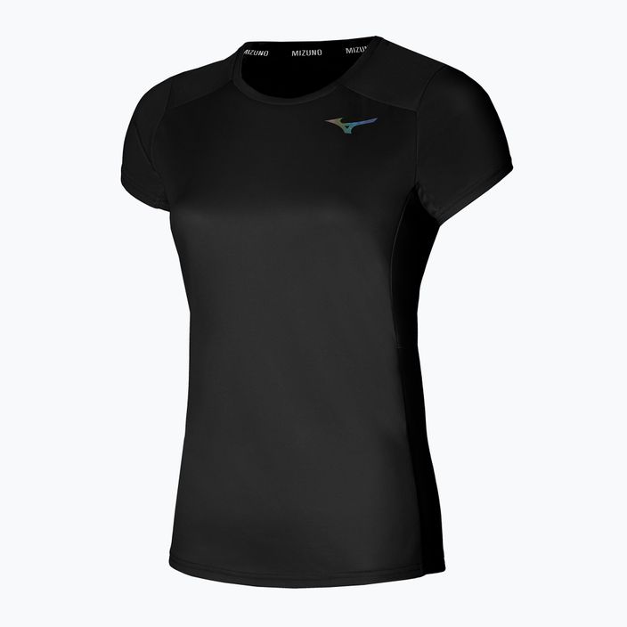 Γυναικείο πουκάμισο για τρέξιμο Mizuno Two Loop 88 Tee μαύρο 32GAA20109