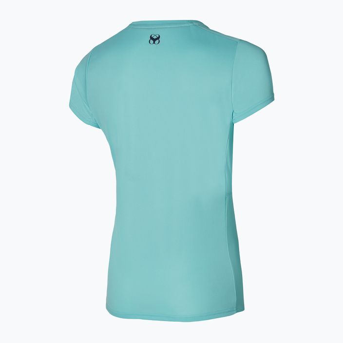 Γυναικείο πουκάμισο για τρέξιμο Mizuno Two Loop 88 Tee μπλε 32GAA20122 2