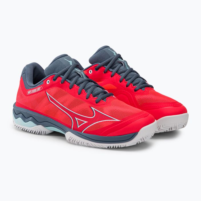 Γυναικεία παπούτσια τένις Mizuno Wave Exceed Light CC Fierry Coral 2/White/China Blue 61GC222158 4