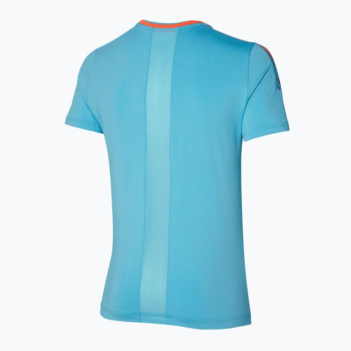 Ανδρικό πουκάμισο για τρέξιμο Mizuno Shadow Tee μπλε 62GAA00222 2