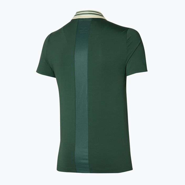 Ανδρικό πουκάμισο για τρέξιμο Mizuno Shadow Polo πράσινο 62GAA00437 2