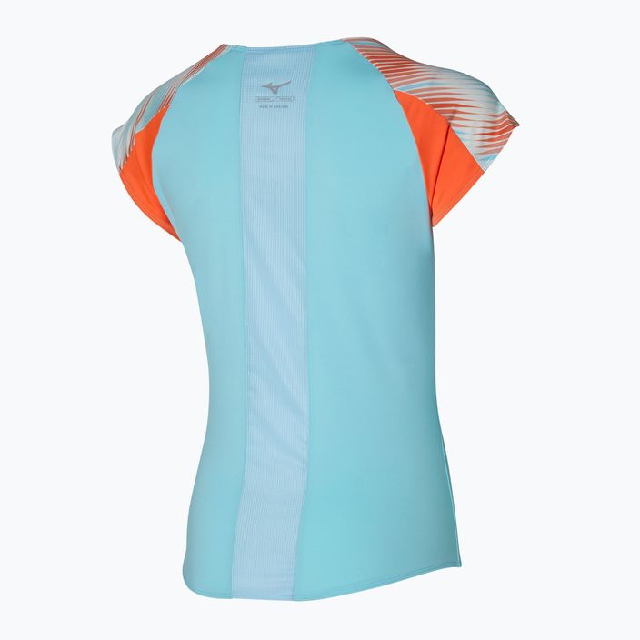 Γυναικείο πουκάμισο για τρέξιμο Mizuno Printed Tee μπλε 62GAA20127 2