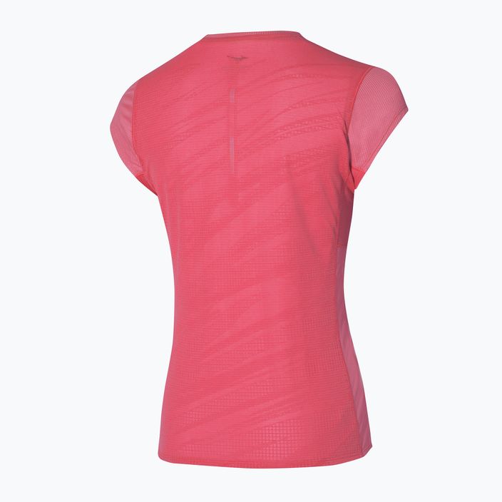 Γυναικείο πουκάμισο για τρέξιμο Mizuno Aero Tee sunkissed coral 2