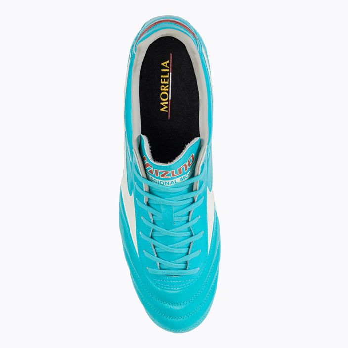 Mizuno Morelia II Pro ποδοσφαιρικά παπούτσια μπλε και άσπρο P1GA231325 6