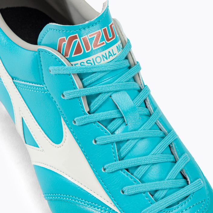 Mizuno Morelia II Pro ποδοσφαιρικά παπούτσια μπλε και άσπρο P1GA231325 8