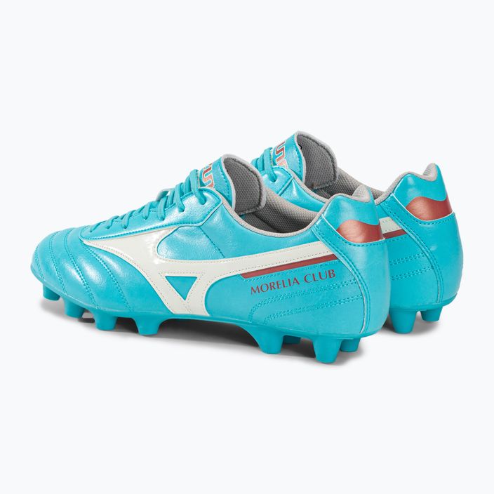 Ανδρικά ποδοσφαιρικά παπούτσια Mizuno Morelia II Club μπλε P1GA231625 3