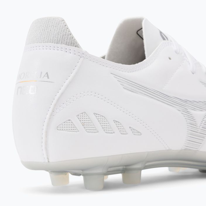 Mizuno Morelia Neo III Pro AG ποδοσφαιρικά παπούτσια λευκά P1GA238404 9