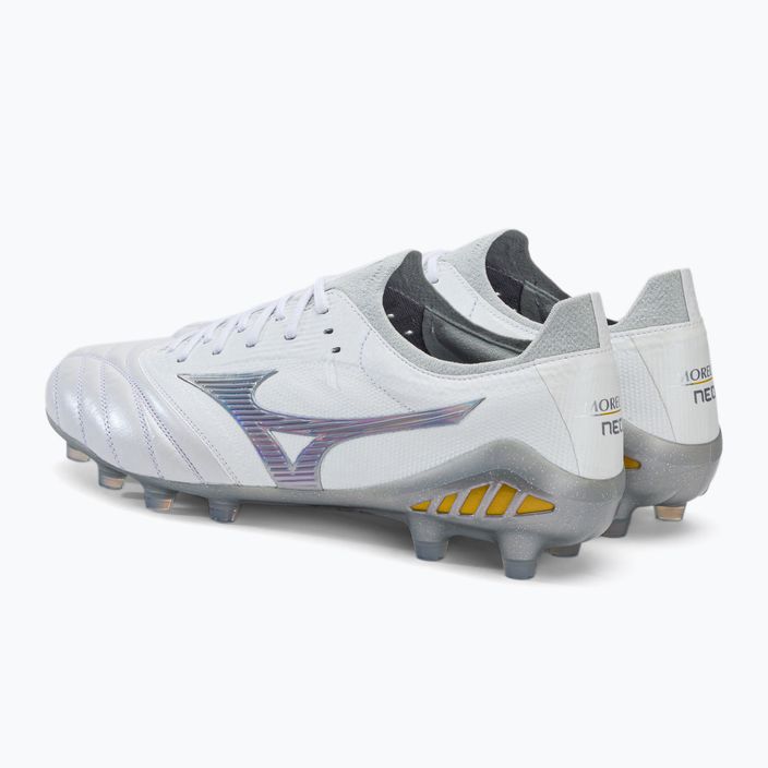 Mizuno Morelia Neo III Beta JP ποδοσφαιρικά παπούτσια λευκά P1GA239004 3