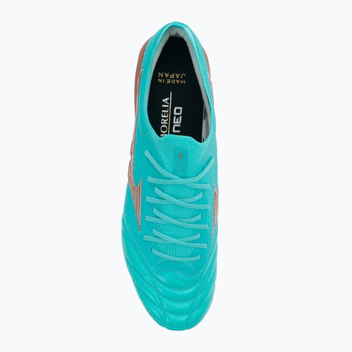 Mizuno Morelia Neo III Beta JP ποδοσφαιρικά παπούτσια μπλε P1GA239025 6