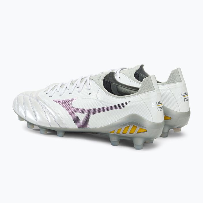 Mizuno Morelia Neo III Beta Elite ανδρικά ποδοσφαιρικά παπούτσια λευκό P1GA239104 3