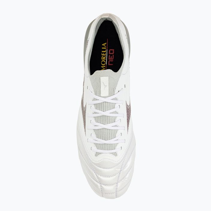 Mizuno Morelia Neo III Beta Elite ανδρικά ποδοσφαιρικά παπούτσια λευκό P1GA239104 6