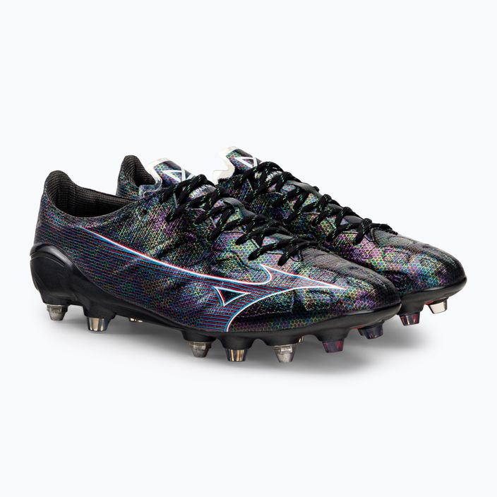 Mizuno Alpha JP Mix ανδρικά ποδοσφαιρικά παπούτσια μαύρο P1GC236001 4