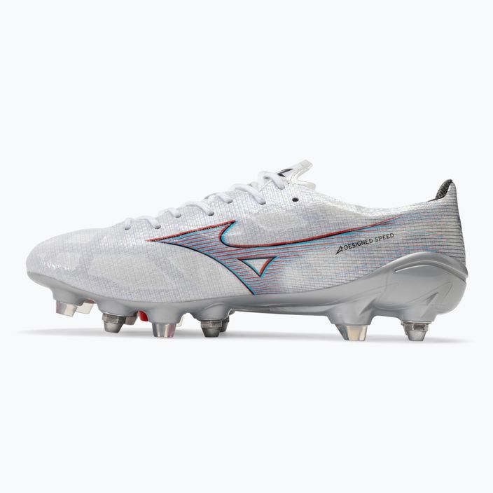 Ανδρικά ποδοσφαιρικά παπούτσια Mizuno Alpha JP Mix λευκό/κόκκινο ανάφλεξης/ 801 c 10