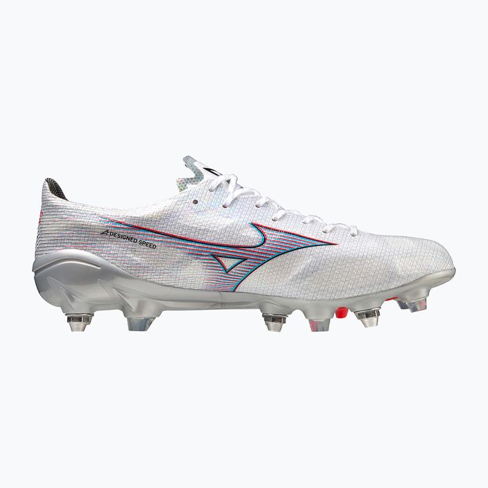 Ανδρικά ποδοσφαιρικά παπούτσια Mizuno Alpha JP Mix λευκό/κόκκινο ανάφλεξης/ 801 c 11