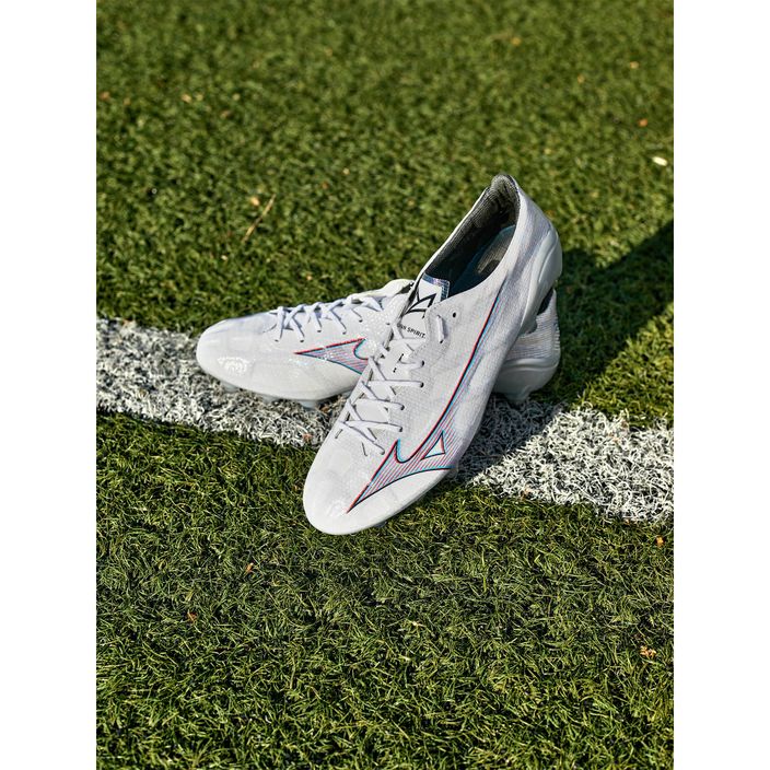 Ανδρικά ποδοσφαιρικά παπούτσια Mizuno Alpha JP Mix λευκό/κόκκινο ανάφλεξης/ 801 c 20