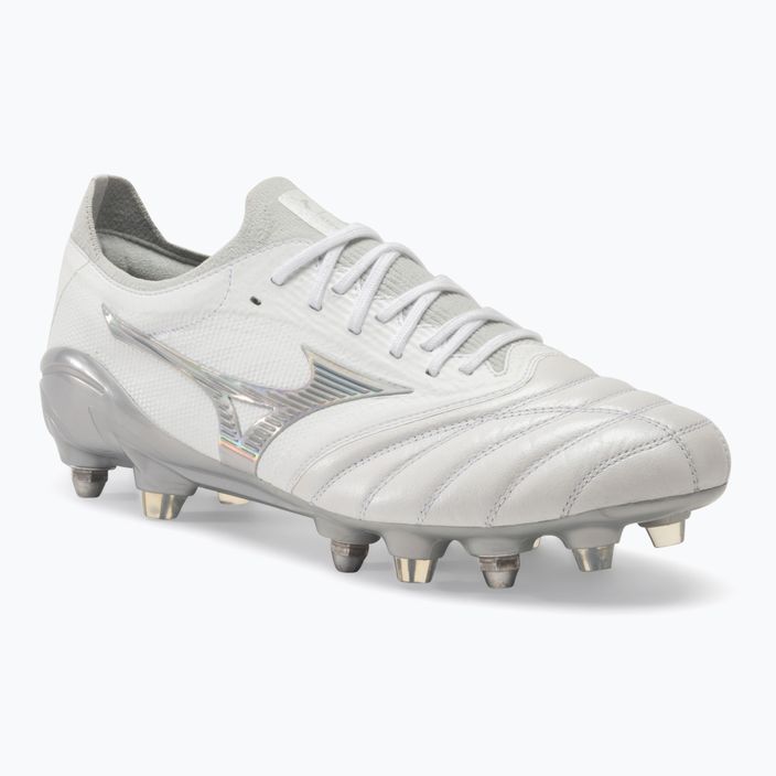 Mizuno Morelia Neo III Beta JMP ποδοσφαιρικά παπούτσια λευκά/ολόγραμμα/κρύο γκρι 3c