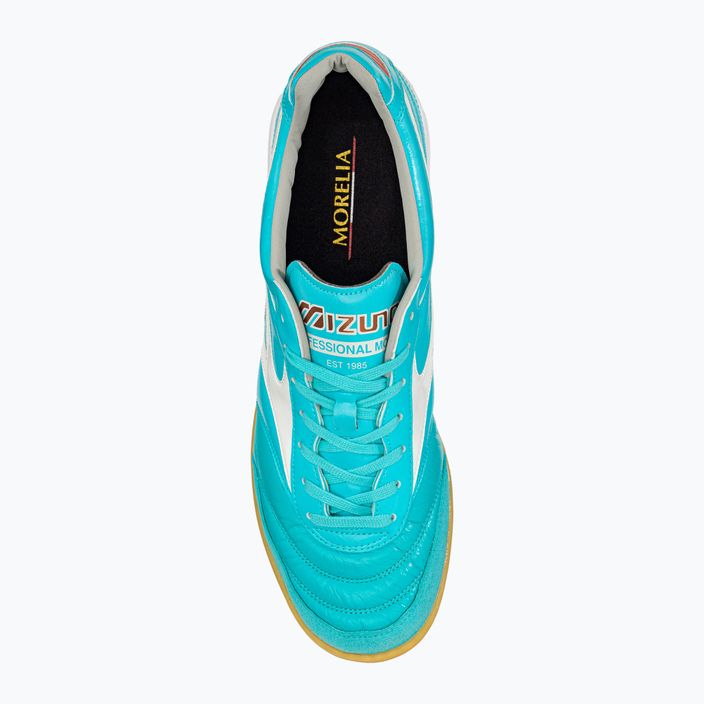 Mizuno Morelia Sala Elite IN ποδοσφαιρικά παπούτσια μπλε Q1GA230125 6
