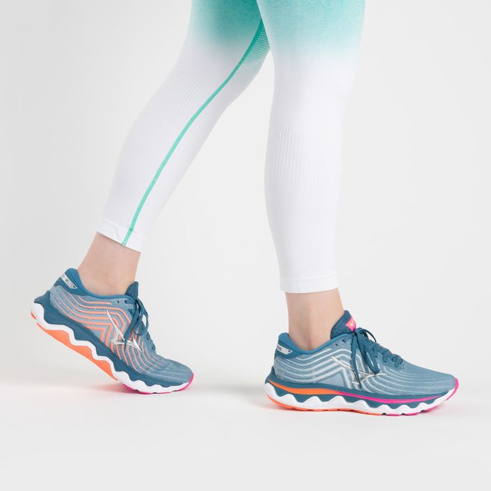 Γυναικεία παπούτσια για τρέξιμο Mizuno Wave Horizon 6 μπλε J1GD222611 2