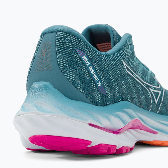 Γυναικεία παπούτσια για τρέξιμο Mizuno Wave Inspire 19 μπλε J1GD234421 8