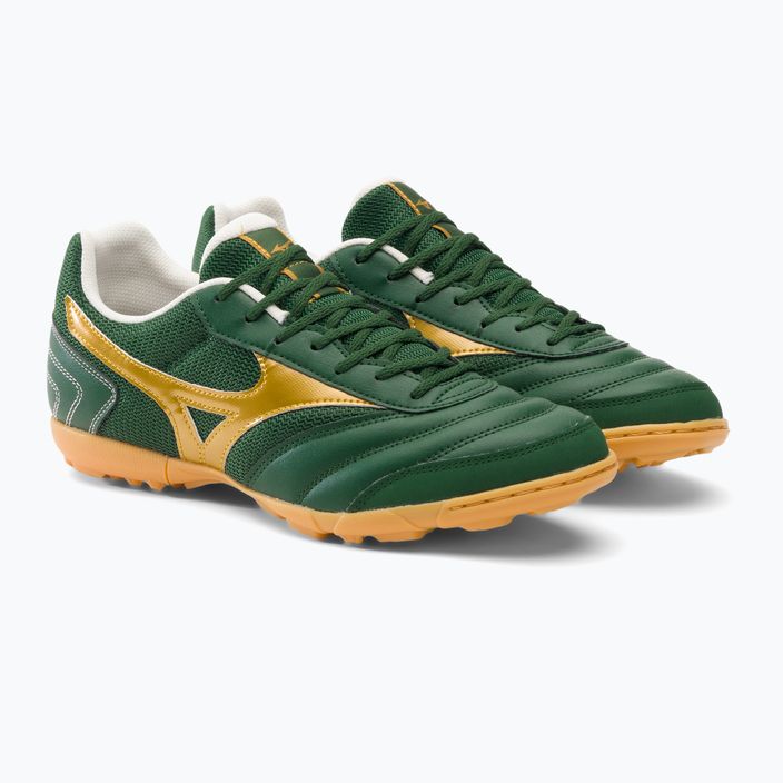 Mizuno Morelia Sala Club TF ποδοσφαιρικά παπούτσια μαύρο/χρυσό Q1GB230373 4