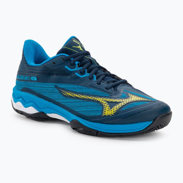 Ανδρικά παπούτσια τένις Mizuno Wave Exceed Light 2 AC dress blues / bolt2 neon / clolsonne