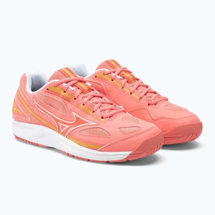 Γυναικεία παπούτσια τένις Mizuno Break Shot 4 AC candy coral / λευκό / fusion coral 5