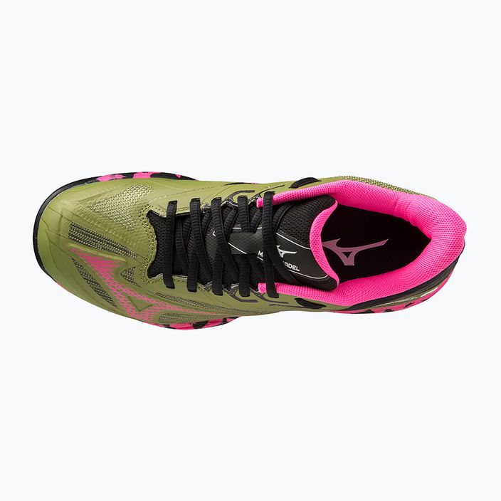 Γυναικεία παπούτσια Mizuno Wave Exceed Light 2 Padel calliste green / pink glo / black 9