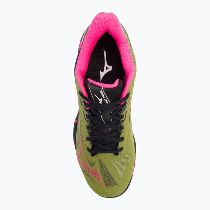 Γυναικεία παπούτσια Mizuno Wave Exceed Light 2 Padel calliste green / pink glo / black 6