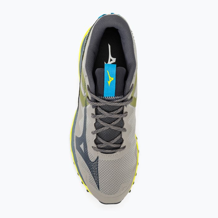 Ανδρικά παπούτσια για τρέξιμο Mizuno Wave Mujin 9 γκρι/μπλε/μπολτ2(neon) 5