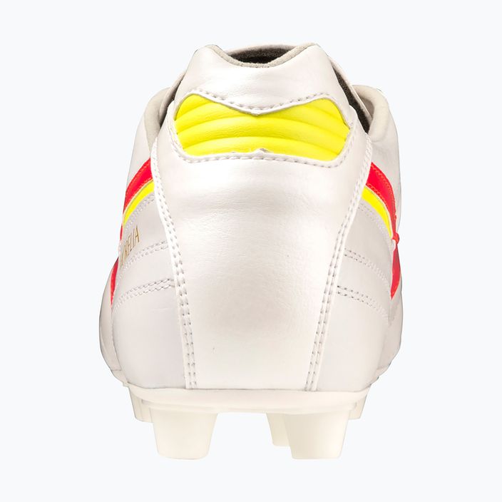 Ανδρικά ποδοσφαιρικά παπούτσια Mizuno Morelia II Elite MD λευκά/κοραλλί κοραλλί2/μπολτ2 11