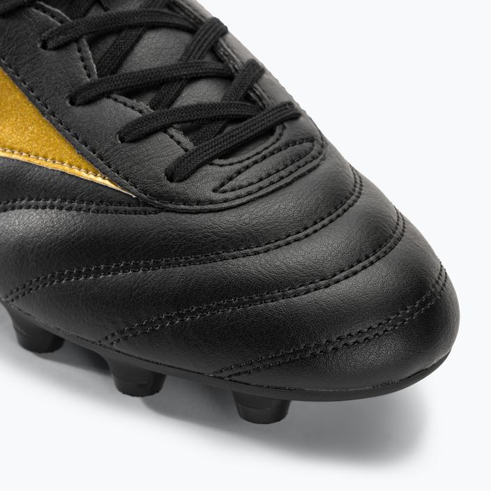 Mizuno Morelia II Club MD ανδρικά ποδοσφαιρικά παπούτσια μαύρο/χρυσό/σκιά 9