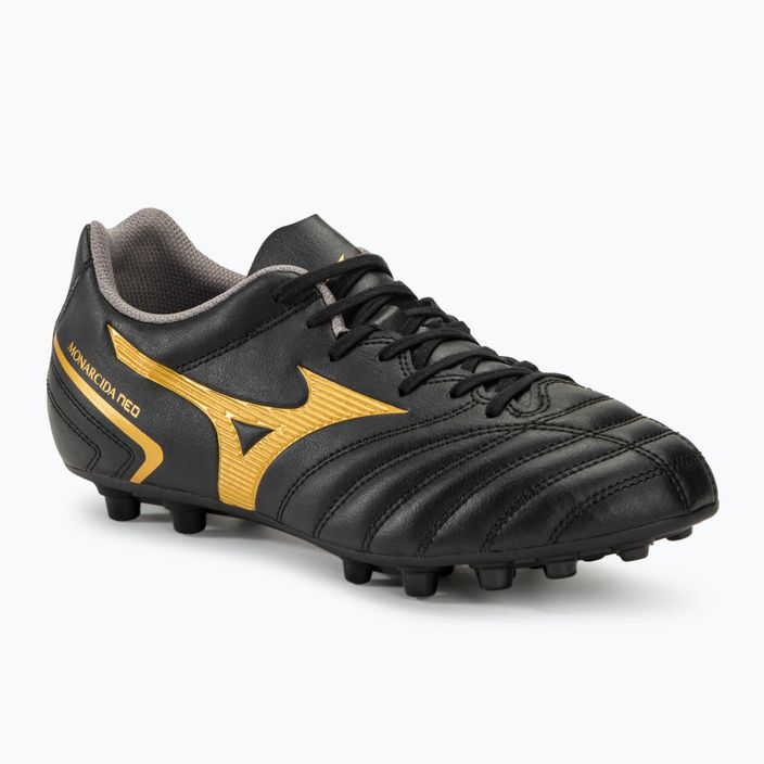 Mizuno Monarcida Neo II Select AG ανδρικά ποδοσφαιρικά παπούτσια μαύρο/χρυσό