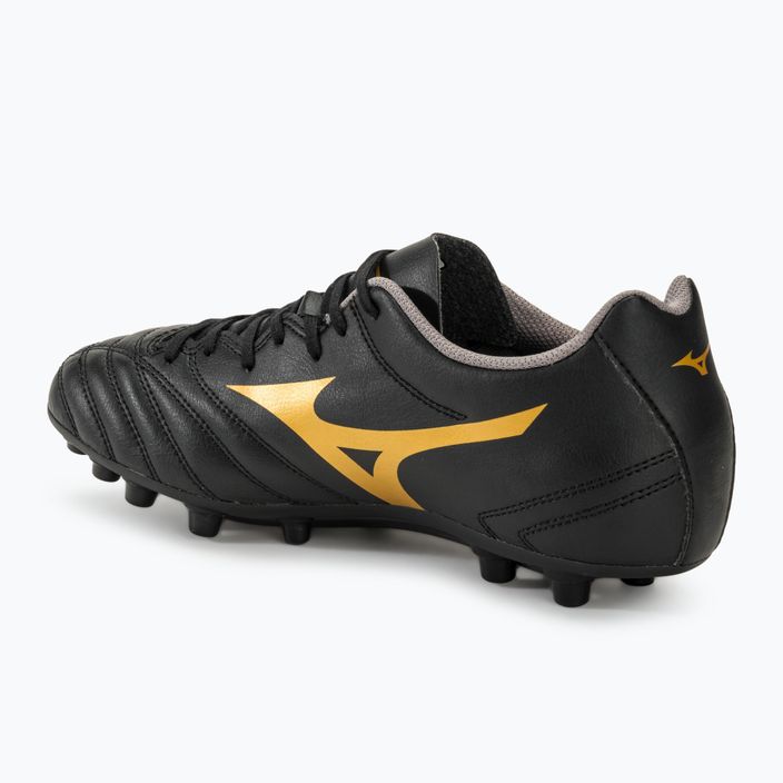 Mizuno Monarcida Neo II Select AG ανδρικά ποδοσφαιρικά παπούτσια μαύρο/χρυσό 3