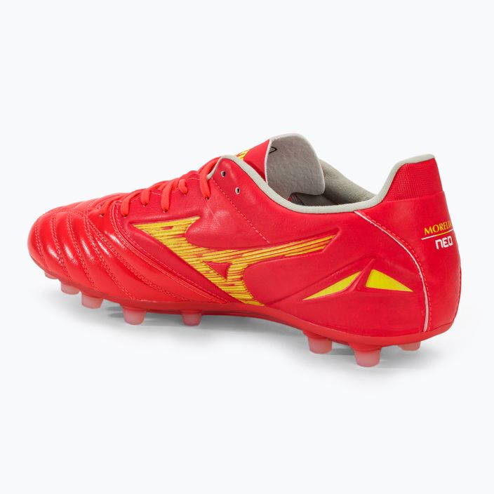 Ανδρικά παπούτσια ποδοσφαίρου Mizuno Morelia Neo IV Pro AG flerycoral2/bolt2 3