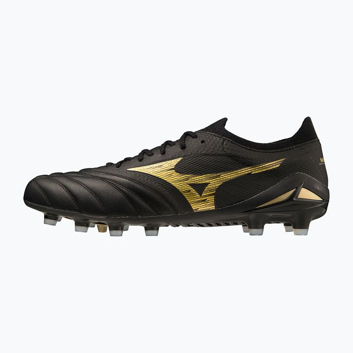 Mizuno Morelia Neo IV Beta Elite MD ανδρικά ποδοσφαιρικά παπούτσια μαύρο/χρυσό/μαύρο 3