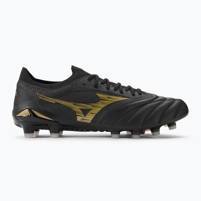 Mizuno Morelia Neo IV Beta Elite MD ανδρικά ποδοσφαιρικά παπούτσια μαύρο/χρυσό/μαύρο 2