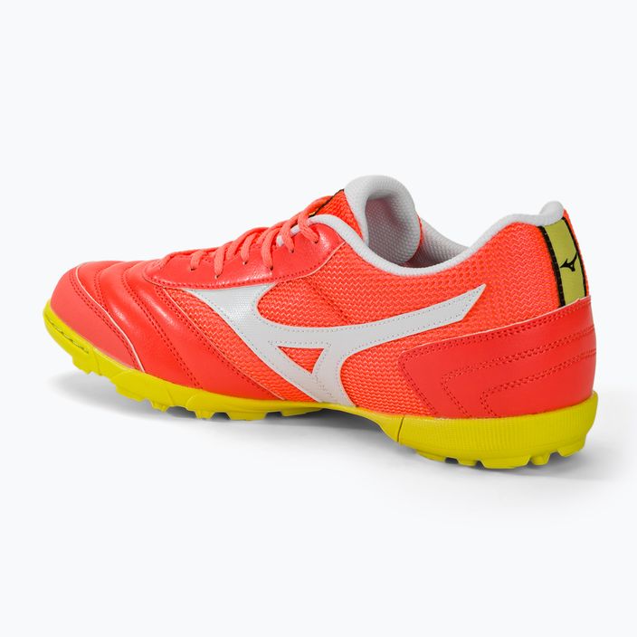 Ανδρικά ποδοσφαιρικά παπούτσια Mizuno Morelia Sala Club TF neon flame/λευκό 3