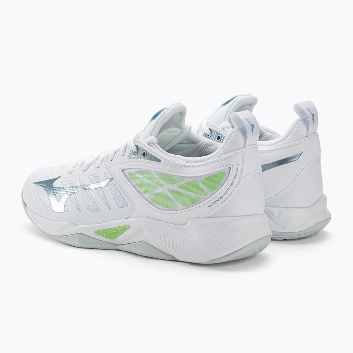Γυναικεία παπούτσια βόλεϊ Mizuno Wave Dimension white / g ridge / patina green 3
