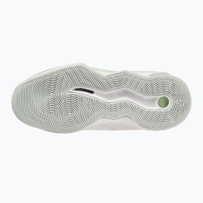 Γυναικεία παπούτσια βόλεϊ Mizuno Wave Dimension Mid white/glacial ridge/patina green 5