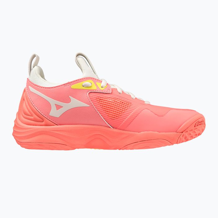 Γυναικεία παπούτσια βόλεϊ Mizuno Wave Momentum 3 candy coral/black/bolt 2 neon 9