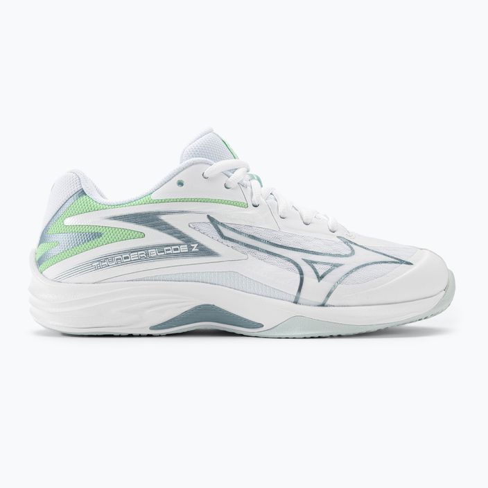 Ανδρικά παπούτσια βόλεϊ Mizuno Thunder Blade Z λευκό / g ridge / patina green 2
