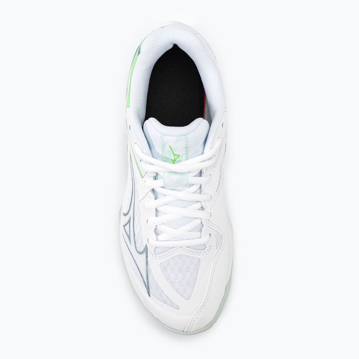 Ανδρικά παπούτσια βόλεϊ Mizuno Thunder Blade Z λευκό / g ridge / patina green 6
