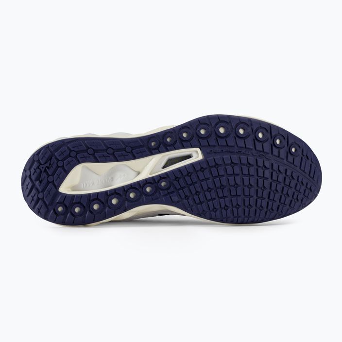 Ανδρικά παπούτσια βόλεϊ Mizuno Wave Luminous 2 λευκό/μπλε κορδέλα/mpgold 4