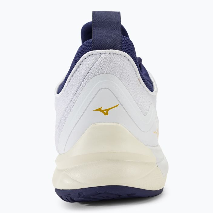 Ανδρικά παπούτσια βόλεϊ Mizuno Wave Luminous 2 λευκό/μπλε κορδέλα/mpgold 6
