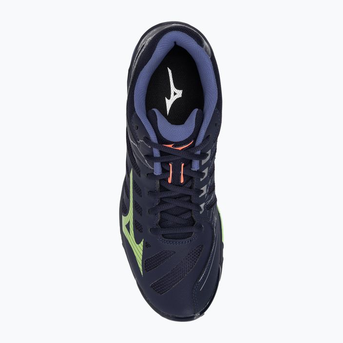 Ανδρικά παπούτσια βόλεϊ Mizuno Wave Voltage evening blue / tech green / lolite 7